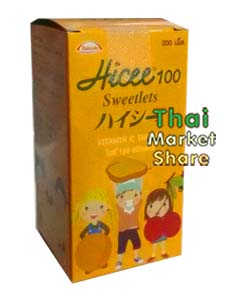 Hicee100 Sweetlets Vitamin C 200tab